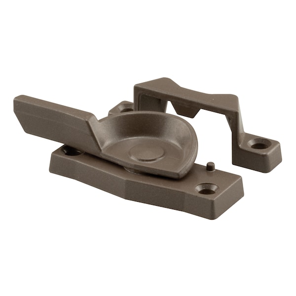 Prime-Line Sash Lock, 2 in. Hole Centers, Fits Single and Double Hung Windows, Diecast, Bronze, (Single Pack) F 2552 - main